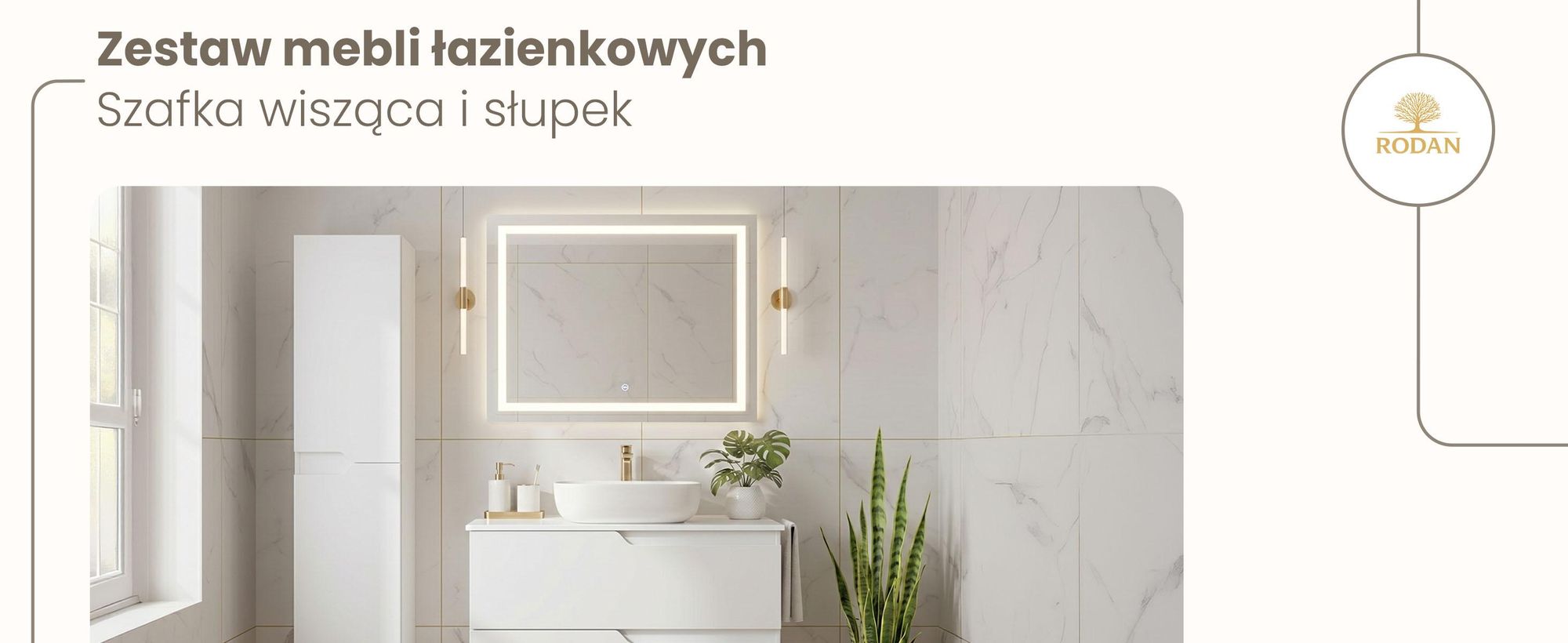 RODAN, szafka łazienkowa, szafka pod umywalkę, meble łazienkowe, szafka z szufladami