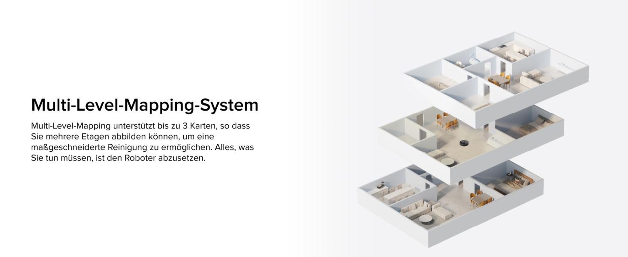 Roborock Q7 L5 Saugroboter, Dual Anti-Tangle System, 8000 Pa Staubsauger Roboter, Präzise Navigation, Smart No-Go Zone, Einstiegsleistung, für Perfekt
