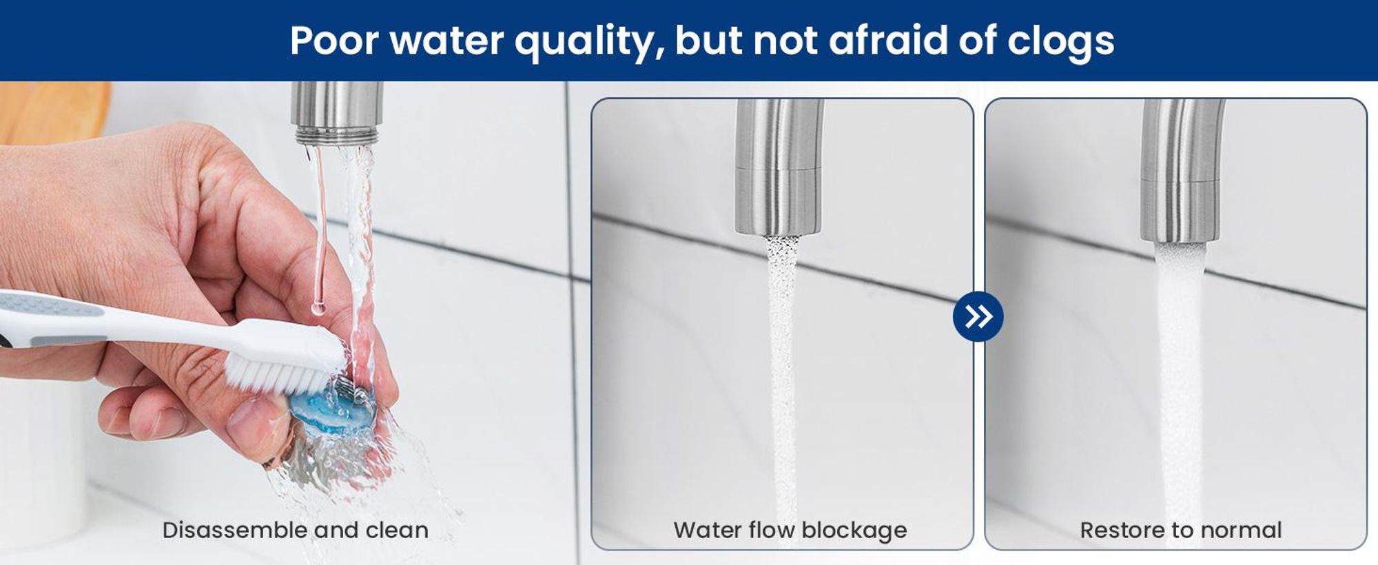 Wasserhahn Küche Hoher Auslauf L-Form, 360° Drehbar Spültischarmatur Gebürstet, Einhandmischer 304 Edelstahl Küchenarmatur Cecipa, Neoperl