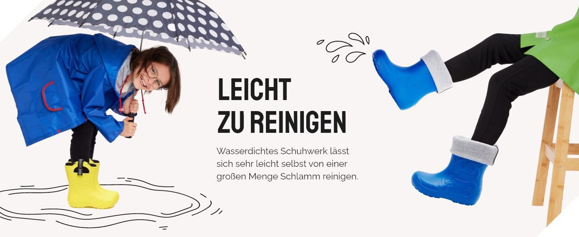 Ladeheid Kinder Mädchen Jungen federleichte Eva Thermo Gummistiefel Regenstiefel gefüttert KL050 (Violett, 26 EU)