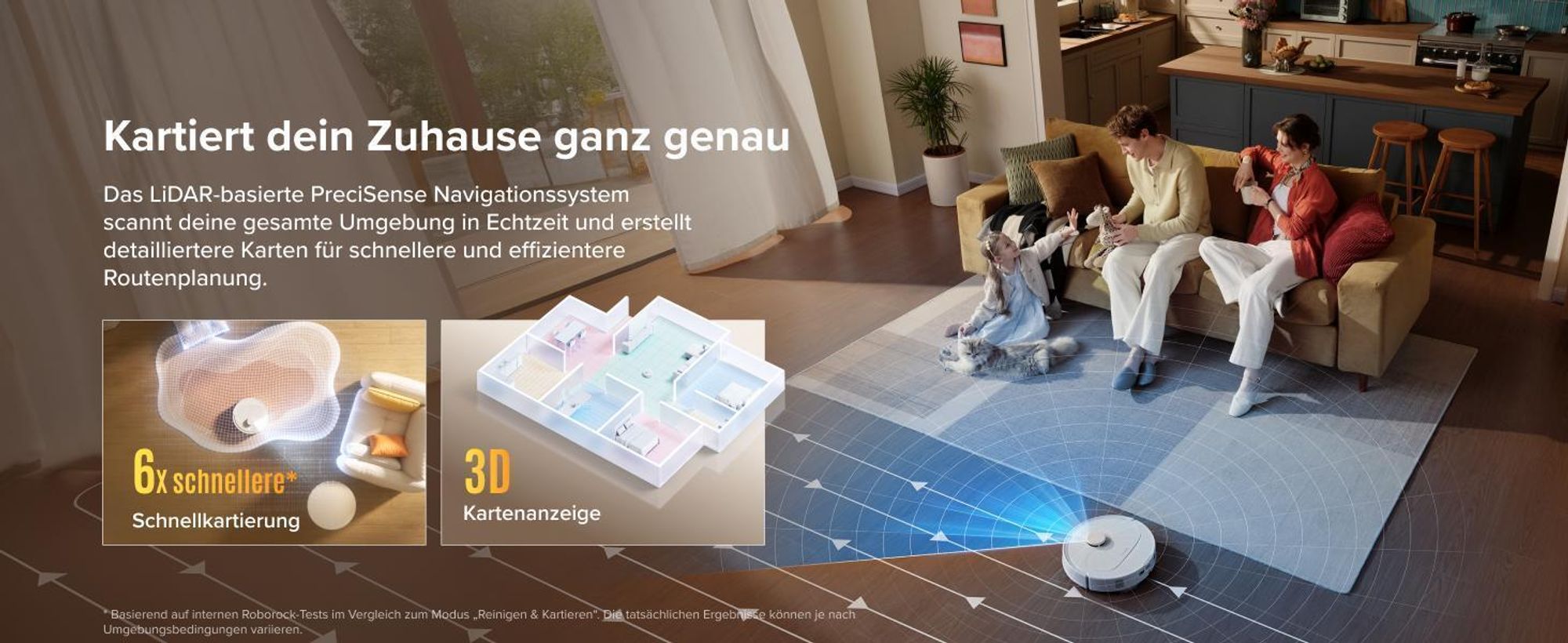 Roborock Qrevo S Pro Set Staubsauger Roboter mit Wischfunktion, 18.500Pa(Upgrade von QV 35A), Anti-Tangle System, 75 °C Heißwasser-Moppwäsche, Weiß