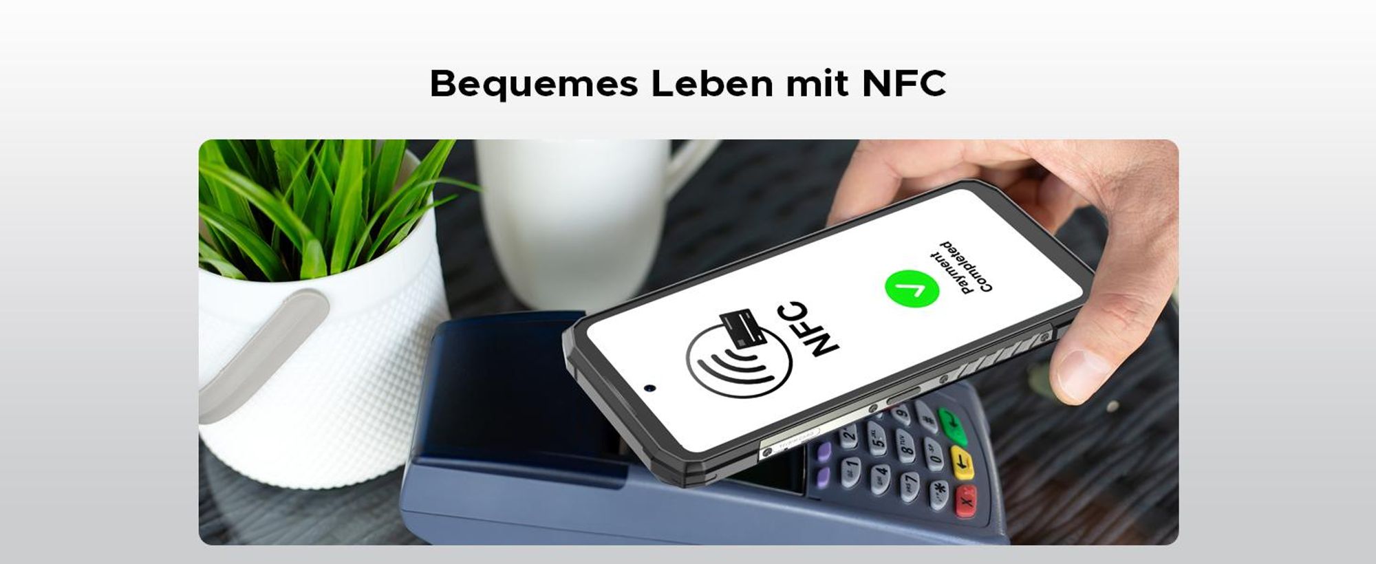 DOOGEE Blade20 Ultra Smartphone Handy, 1,54" Zusatzdisplay, 10300mAh Akku, 8GB+512GB, 6,6" 90Hz, 50MP, NFC, Fingerabdruck, IP68, ohne Vertrag