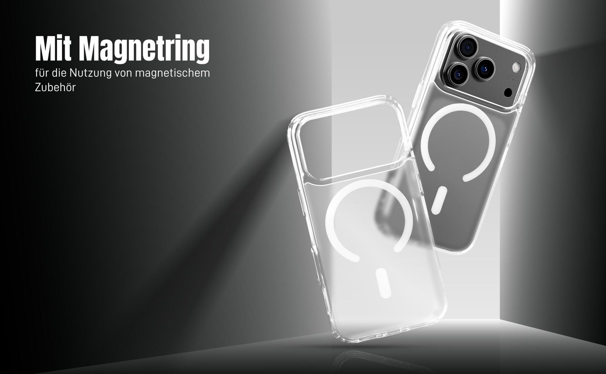 TPU Backcover für Apple iPhone 17 Pro mit Magnetring