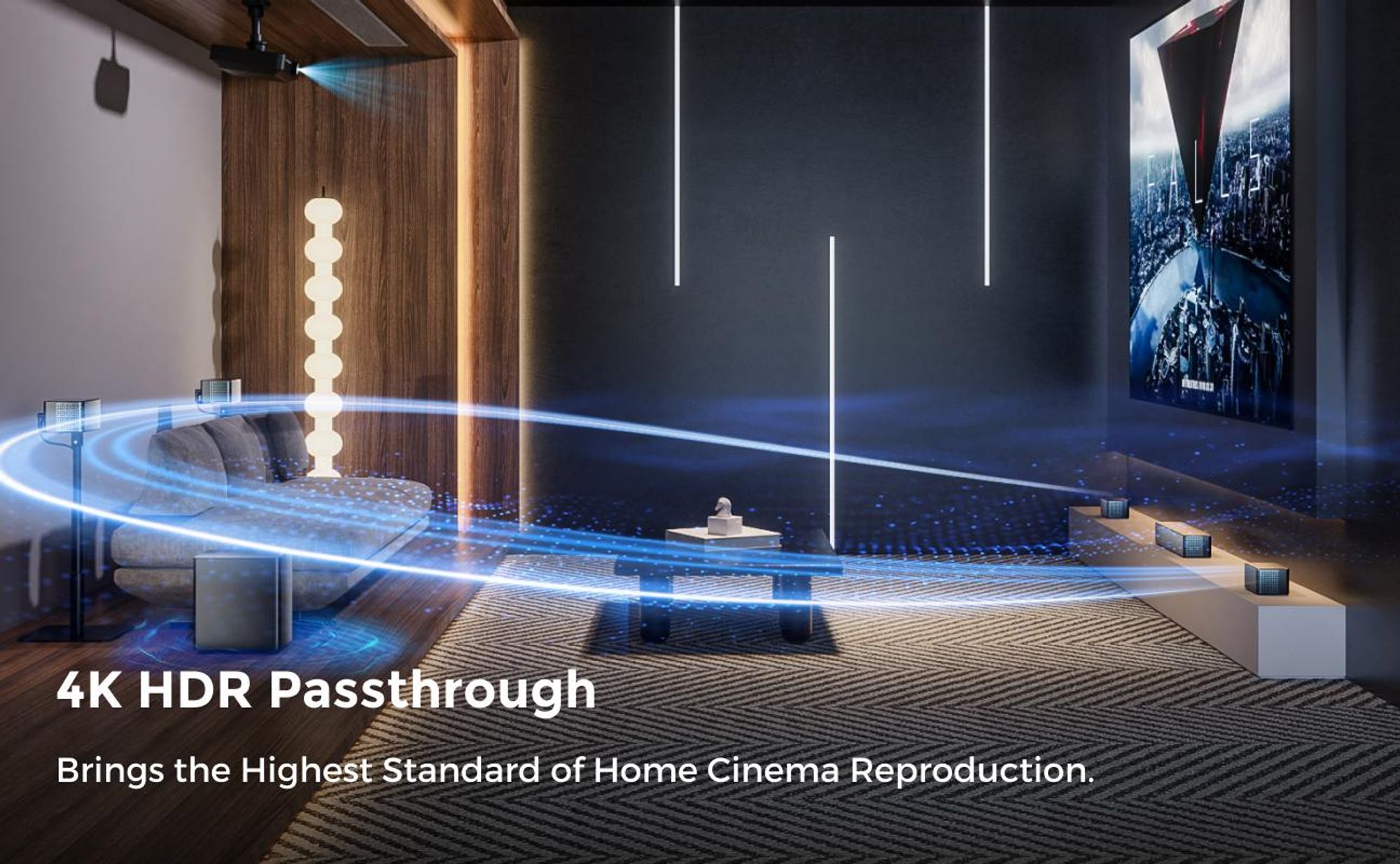 ULTIMEA 7.1 Dolby Atmos Soundbar für TV, Heimkino Sound Surround System, Poseidon D80 Boom