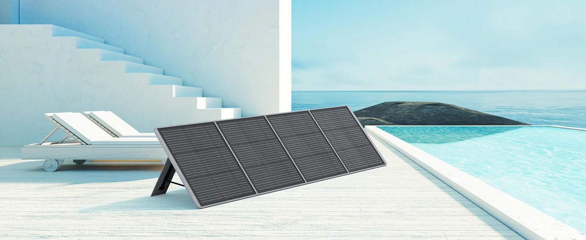 AFERIY 200W Faltbares Solarpanel, 23% Effizienz, Monokristallin, IP65