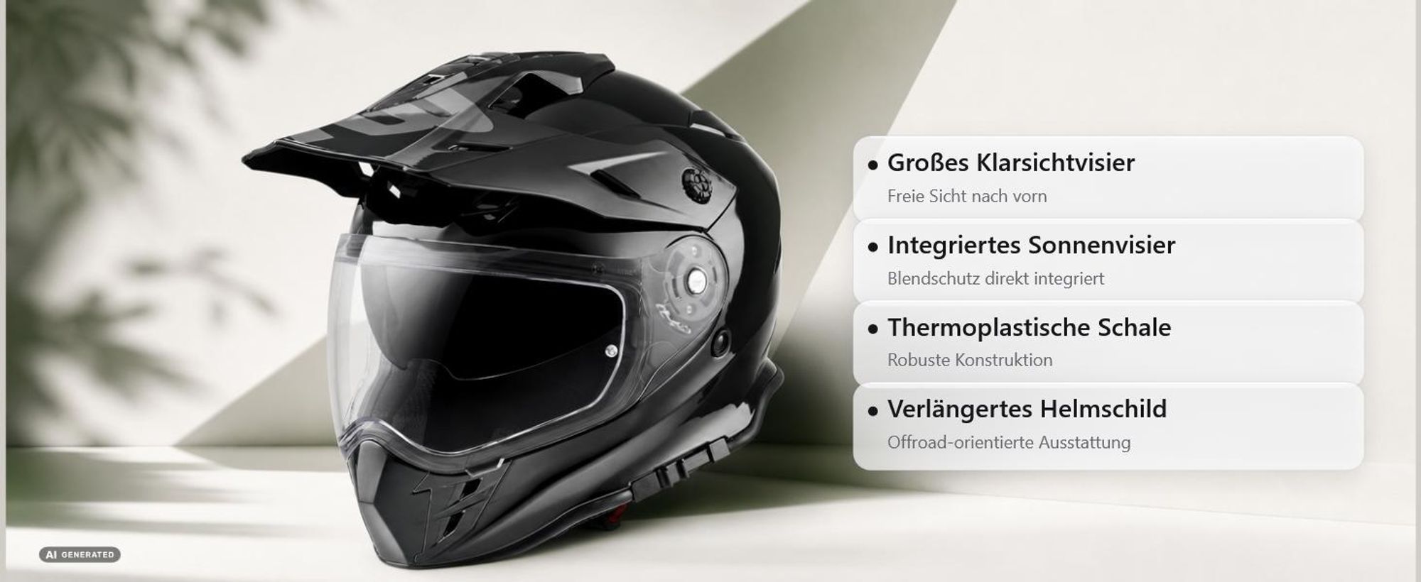 Bogotto H331 Enduro Helm, grün matt, 2XL (63/64)