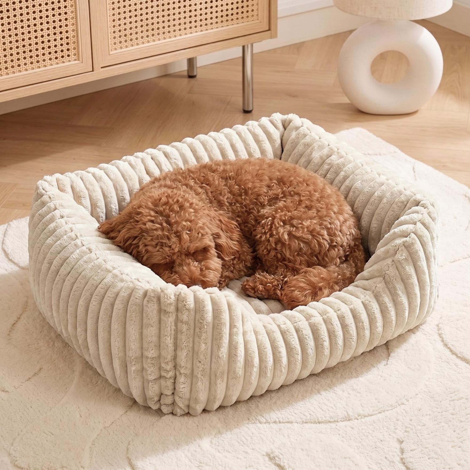 4L Textil BELLA Plüsch-Hundebett