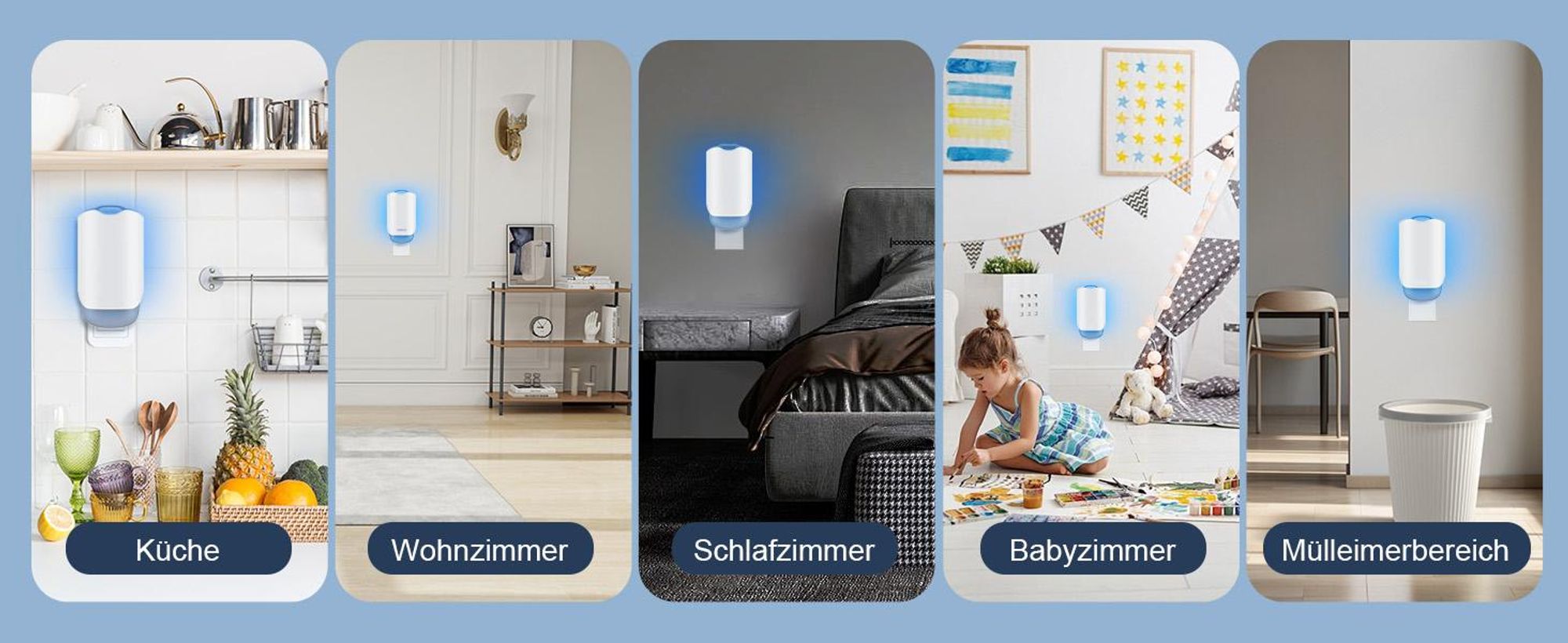 UV Insektenvernichter, Insektenfalle Elektrisch, Fliegenfalle Innenbereich, Elektrischer Insektenstecke, Gegen Obstfliegen, Fliegen, Motten, Mücken