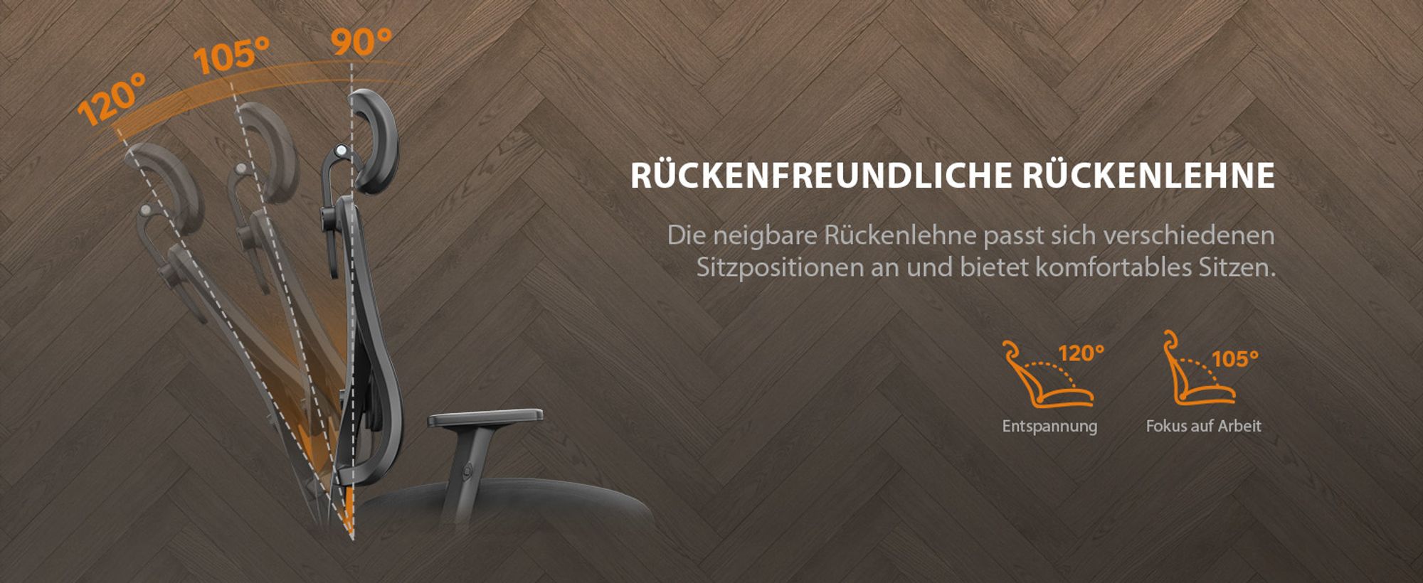 SENSE7 Tone Ergonomischer Bürostuhl Schreibtischstuhl Office Chair Drehstuhl Höhenverstellbar mit Kopfstütze & Armlehnen bis 130 kg Mesh Schwarz