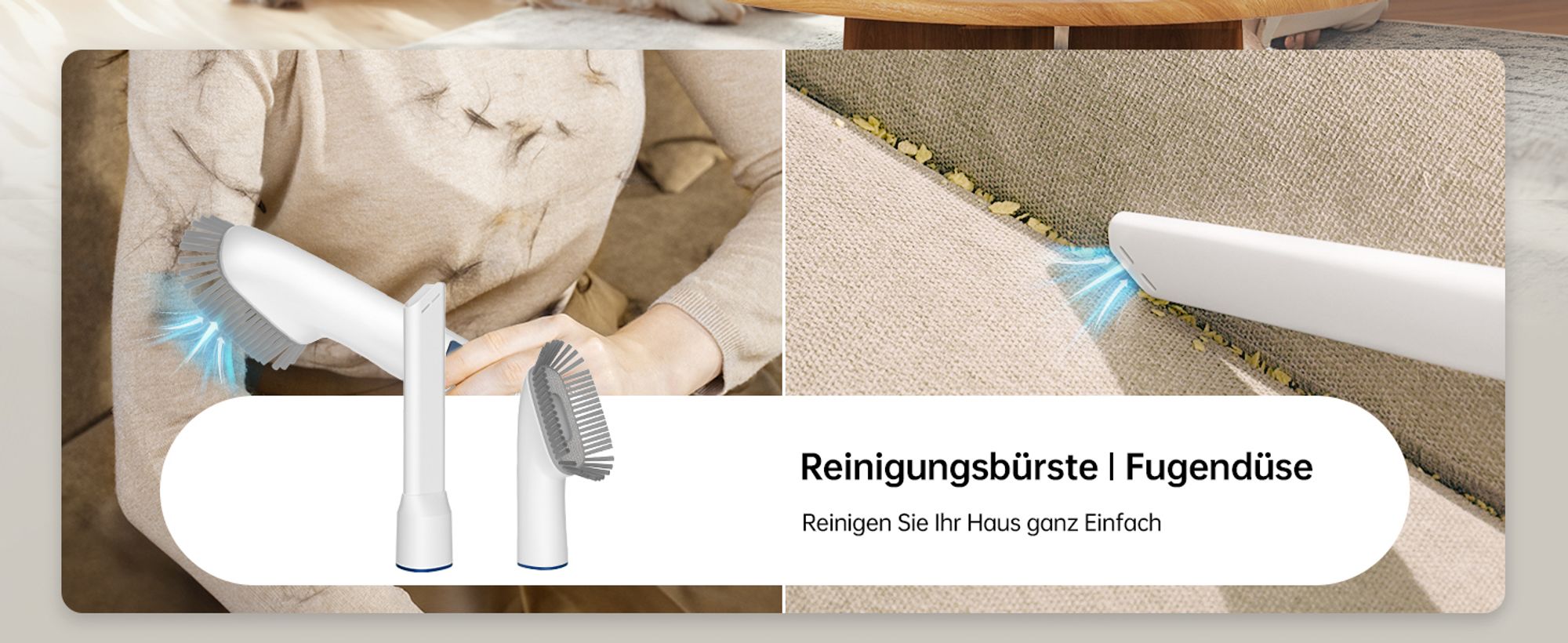 Oneisall Hundeschermaschine mit Staubsauger, 7 in 1 Profi Haustierpflegeset LN2