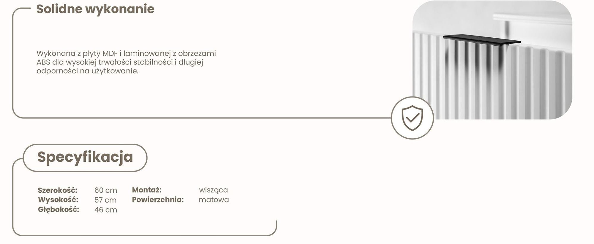 szafka łazienkowa, meble łazienkowe, szafka pod umywalkę, rodan, flow, nowoczesne meble