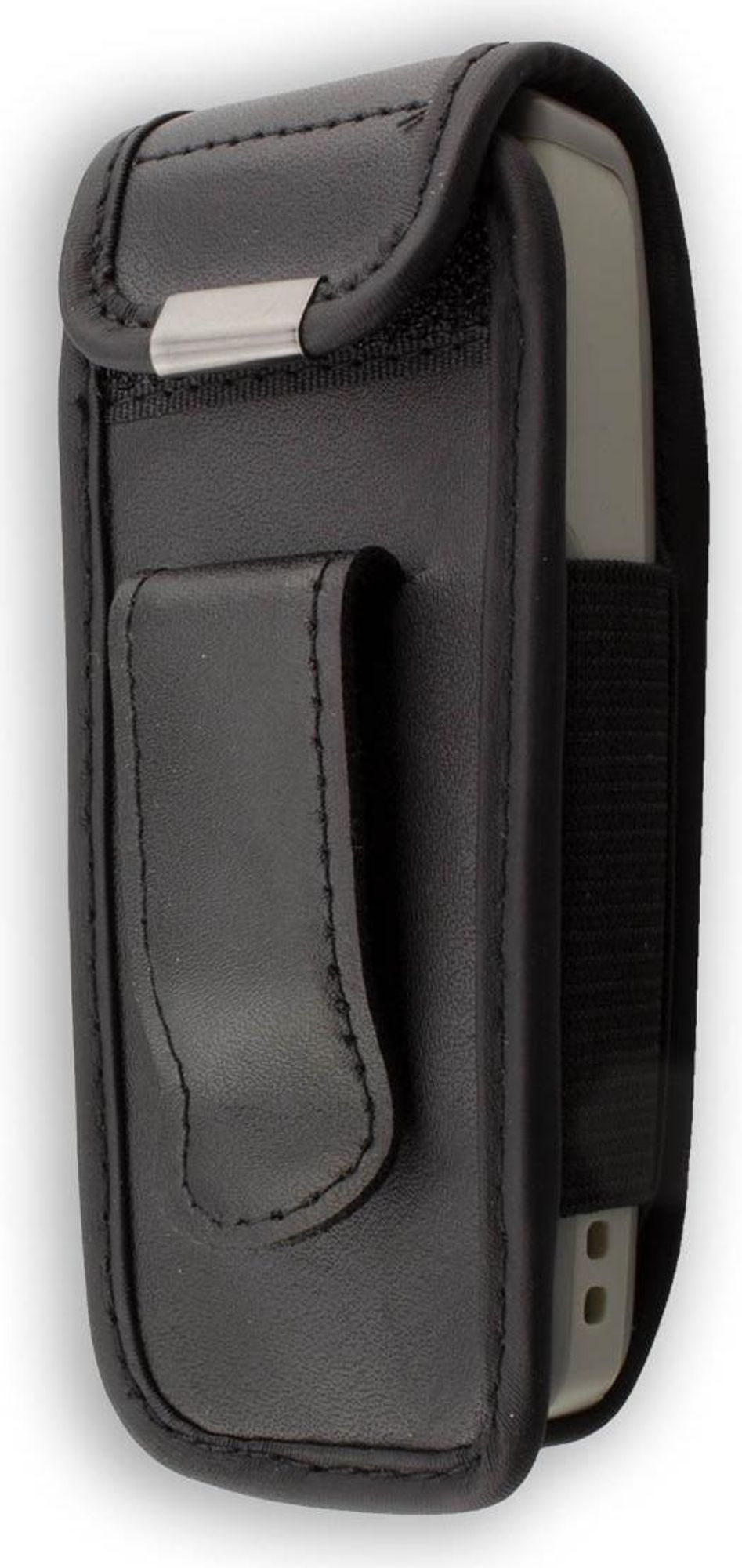 caseroxx Ledertasche mit Gürtelclip kompatibel mit Nokia 1110 / 1110i / 1112 aus Echtleder, Tasche mit Gürtelclip und Sichtfenster  Bild 2
