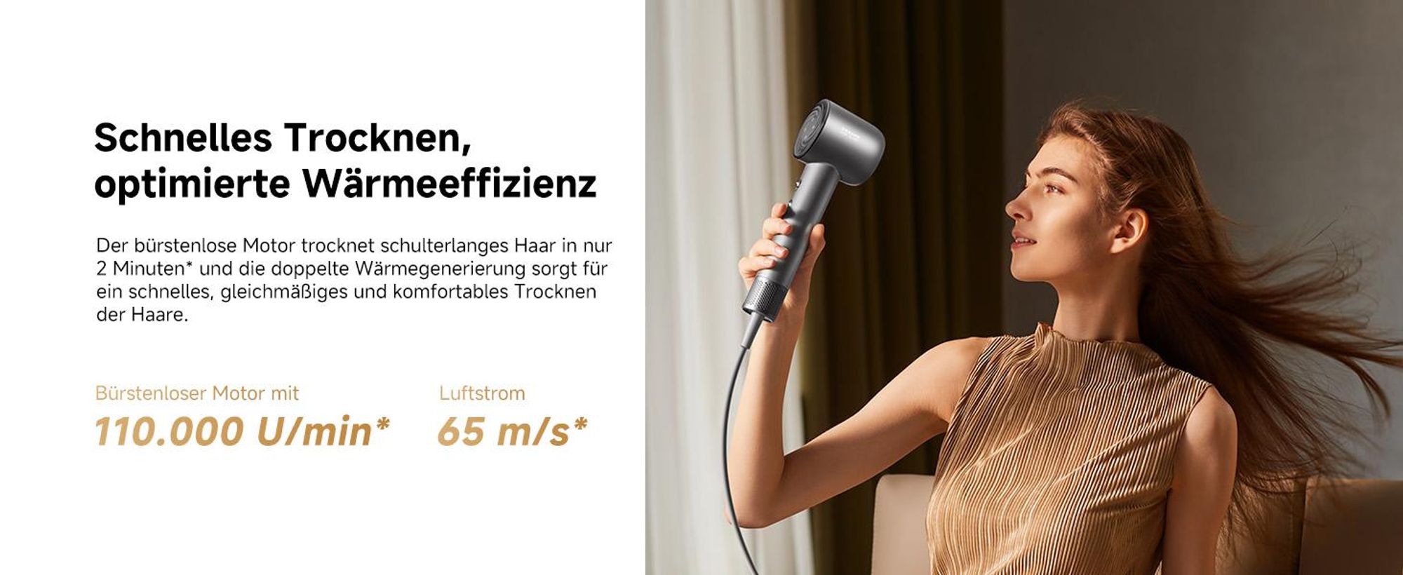 Dreame Glory Mix Haartrockner schwarz