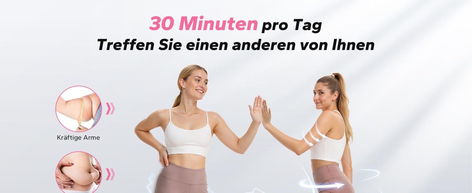 Vibrationsplatte Trainingsgerät mit Bluetooth, 10 Intensitätsstufen, für Ganzkörpertraining, Fettverbrennung, Muskelaufbau, bis 200 kg