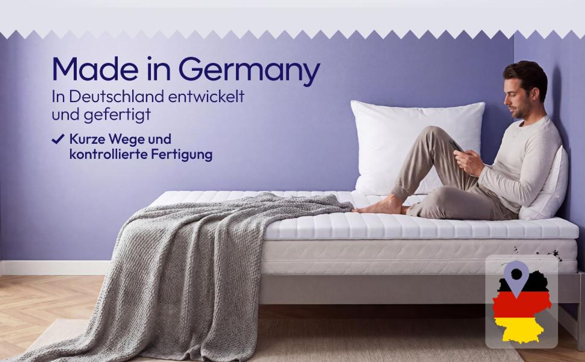 Ergonomischer Matratzentopper - Kaltschaum Topper - Matratzenauflage 90x200