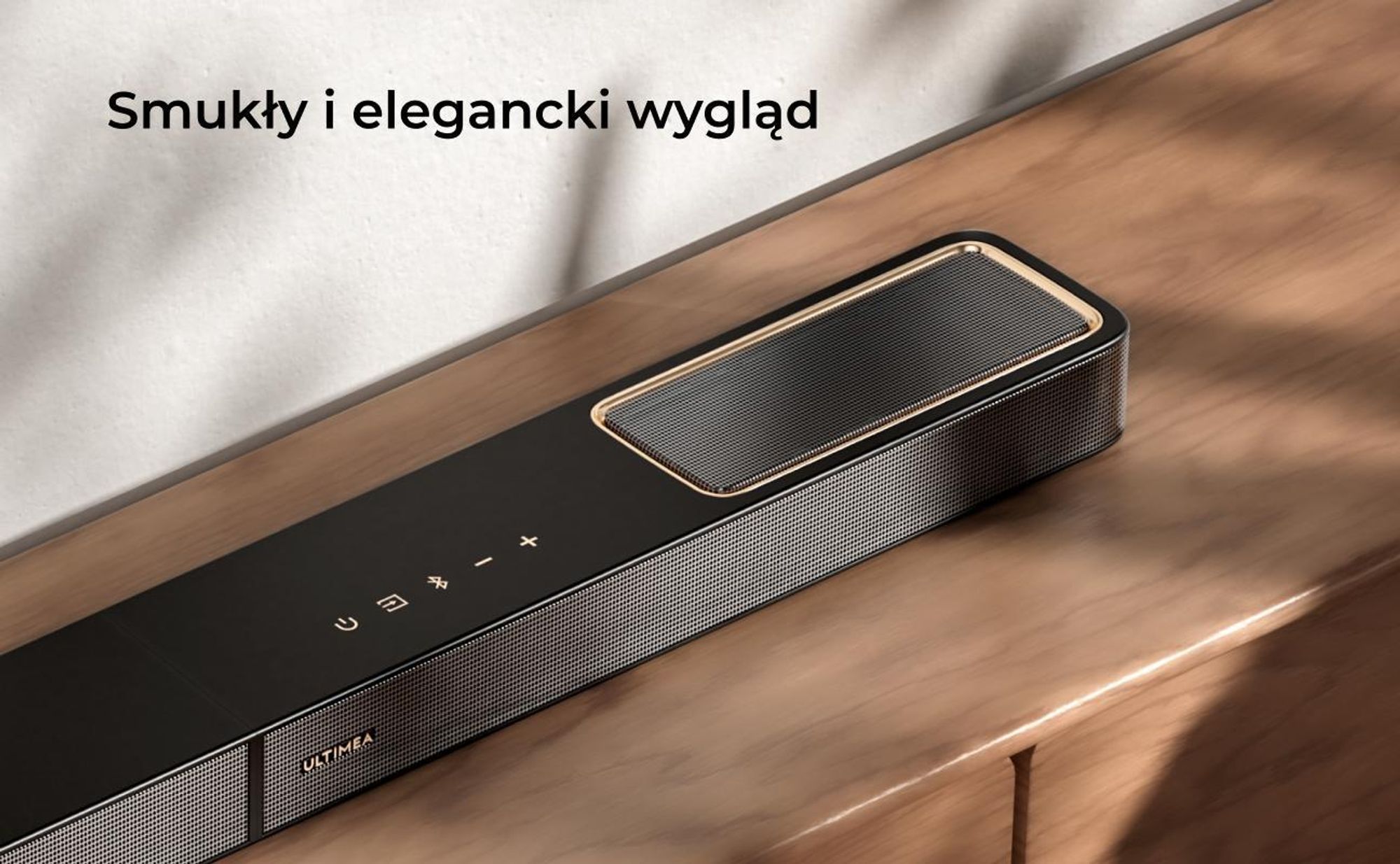 ULTIMEA 3.1.2-kanałowy soundbar z Dolby Atmos, system surround do telewizora z 6,5-calowym subwooferem, Bluetooth 5.4, HDMI eARC, 360W, Skywave F30 Boom