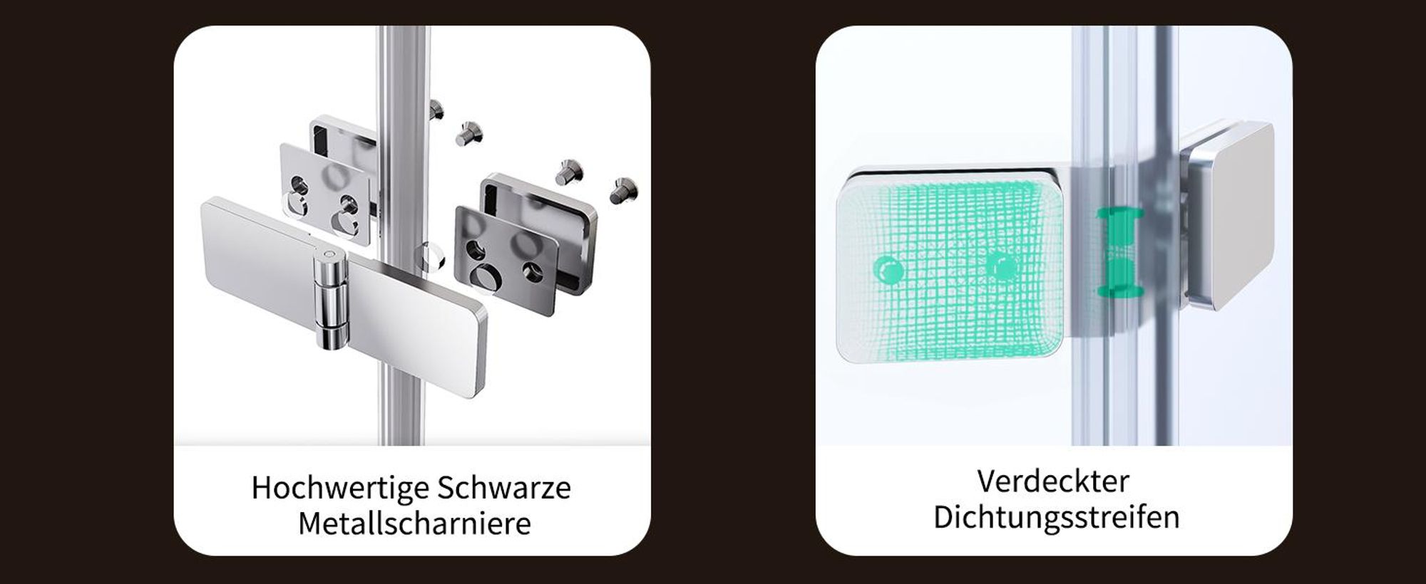 Duschabtrennung Faltbar Duschwand für Badewanne 120x140cm 3-Teilig Badewannenfaltwand Klar Silber Badewannenaufsatz aus ESG GLAS Duschtrennwand
