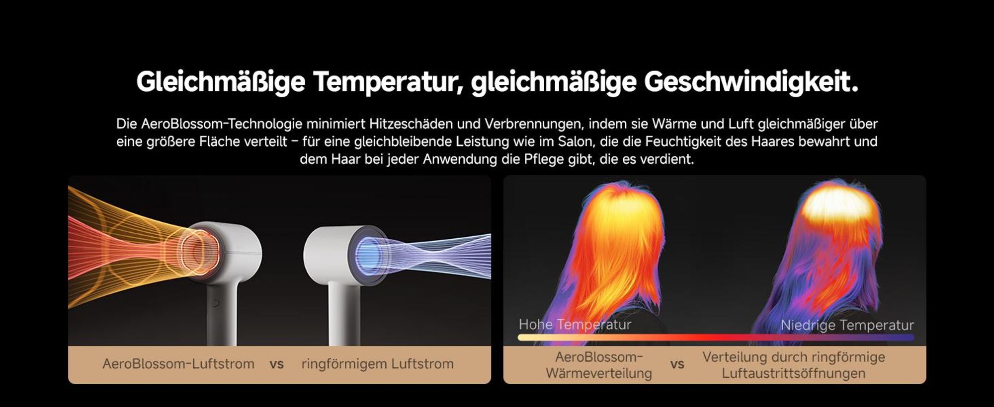 MOVA SHINE 20 Haartrockner Silber – KI-gesteuerte Thermostat-Technologie, gleichmäßige Wärme, schnelle Trocknung & Multi-Styling