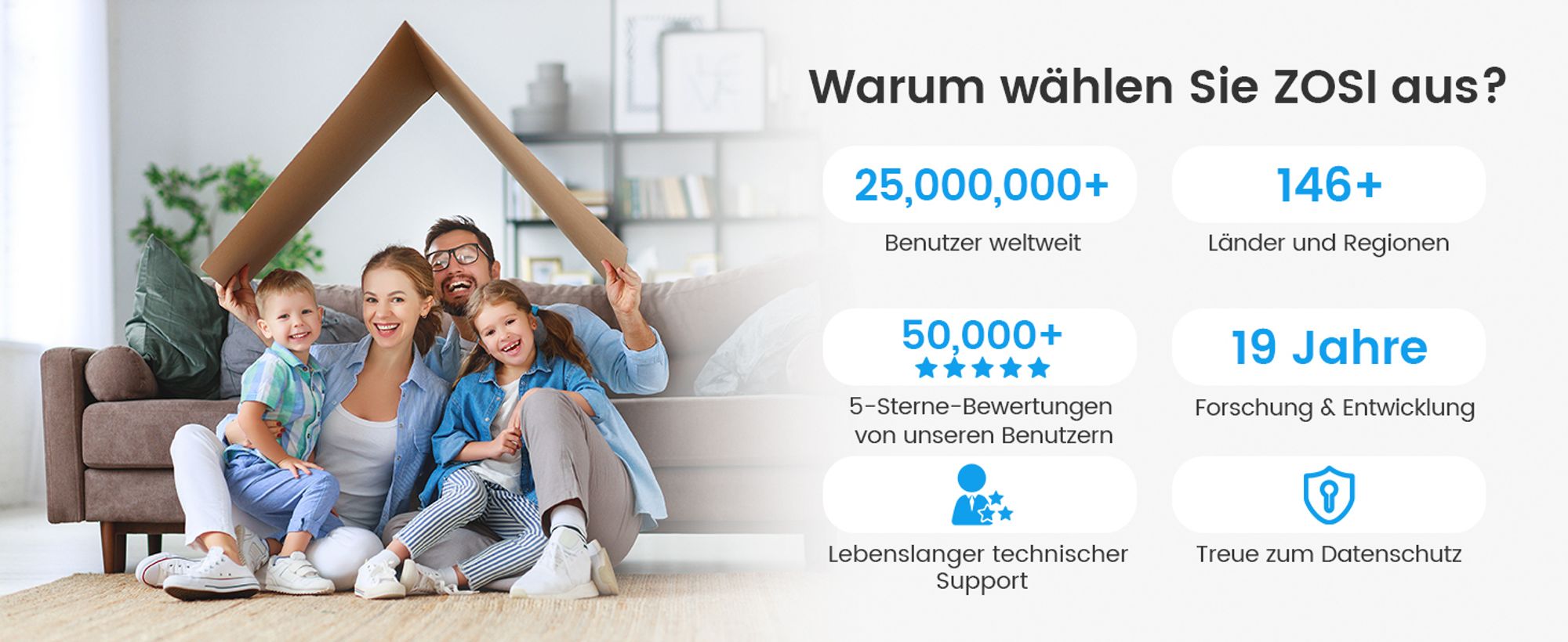 ZOSI 5MP WiFi 6 Überwachungskamera Aussen Set, 8CH NVR mit 1TB HDD, 4X 360° WLAN Kamera mit Personen- und Fahrzeugerkennung, Farb-Nachtsicht, C296B