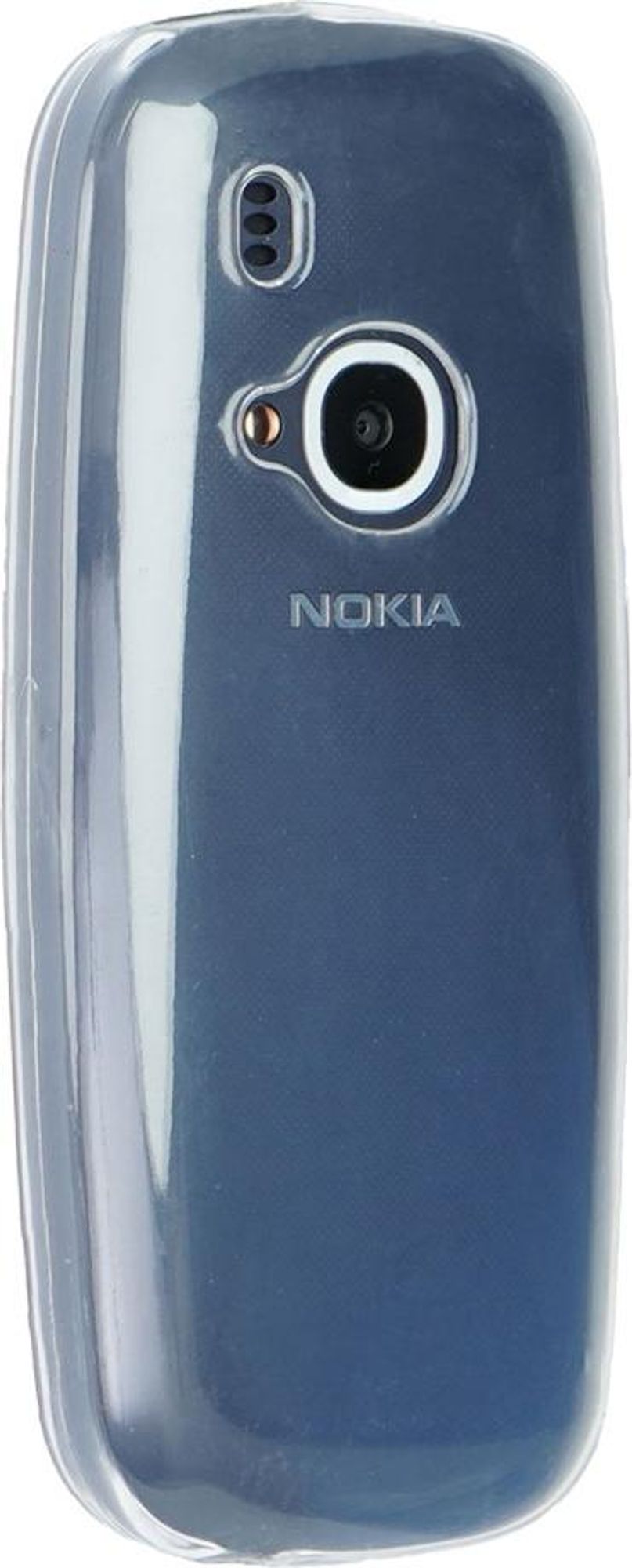 caseroxx Schutz-Hülle TPU-Hülle kompatibel mit Nokia 3310 2G (2017), Gummi Handy Tasche weiß-transparent Bild 5