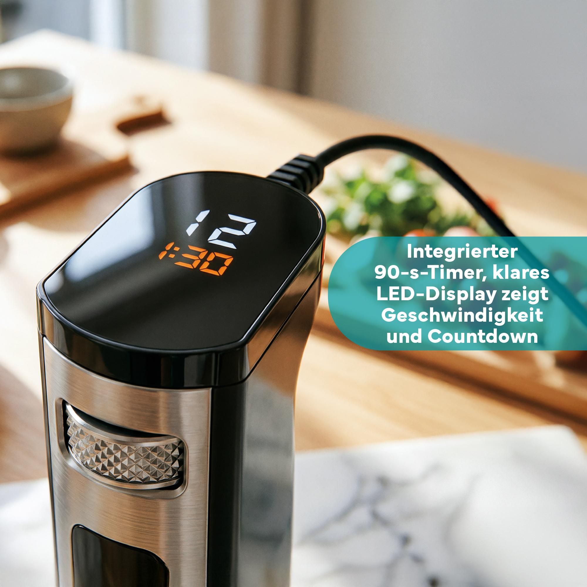 Volle Kontrolle mit LED & Timer