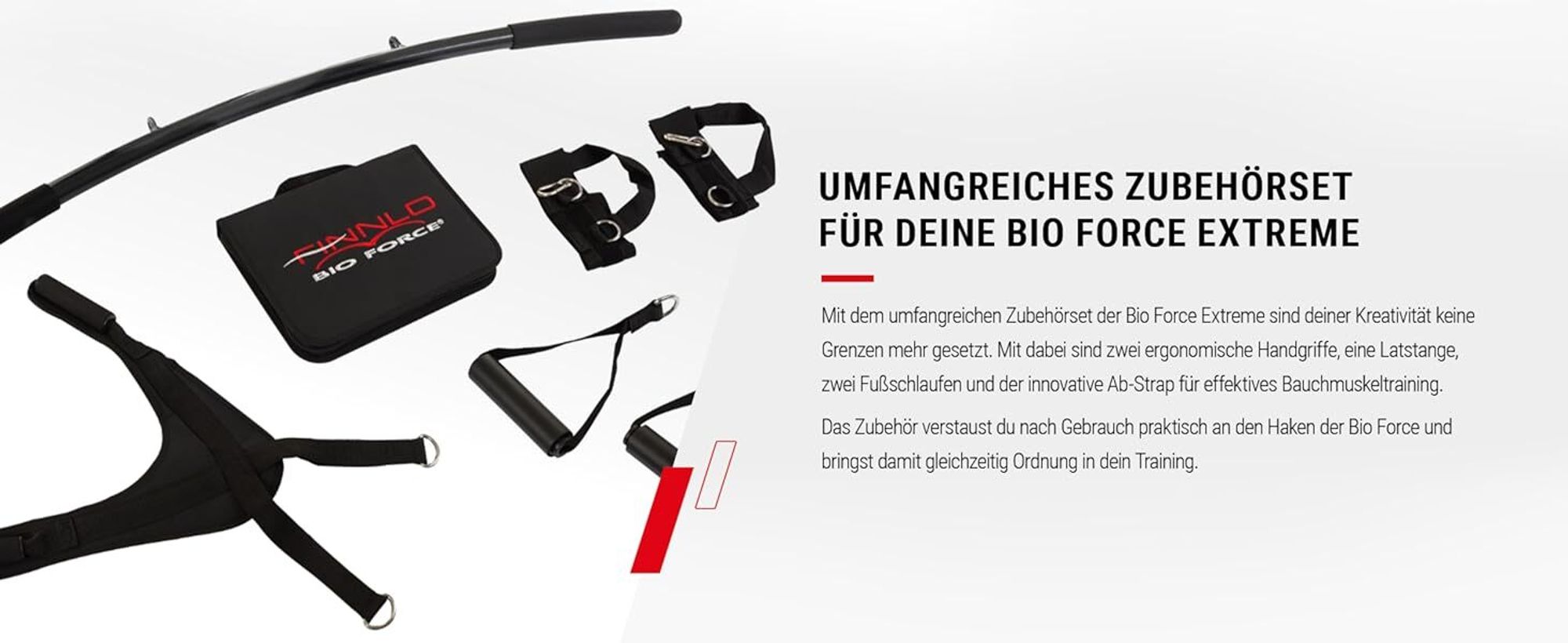 HAMMER Finnlo Kraftstation  Force Extreme, 125 kg Zuggewicht, über 100 Übungen