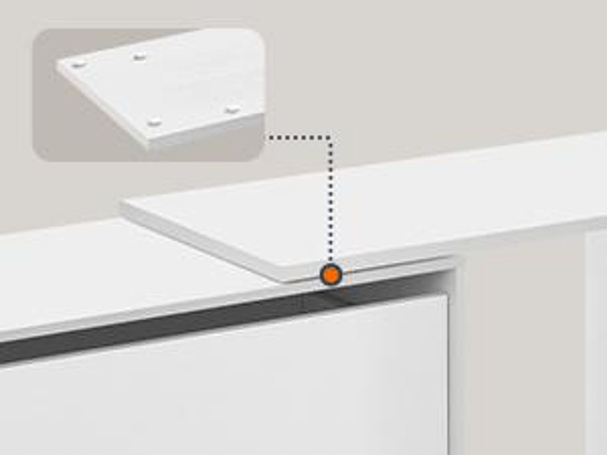 SONGMICS HOME Komoda, šatní skříň, toaletní stolek s policí, beznástrojová technologie