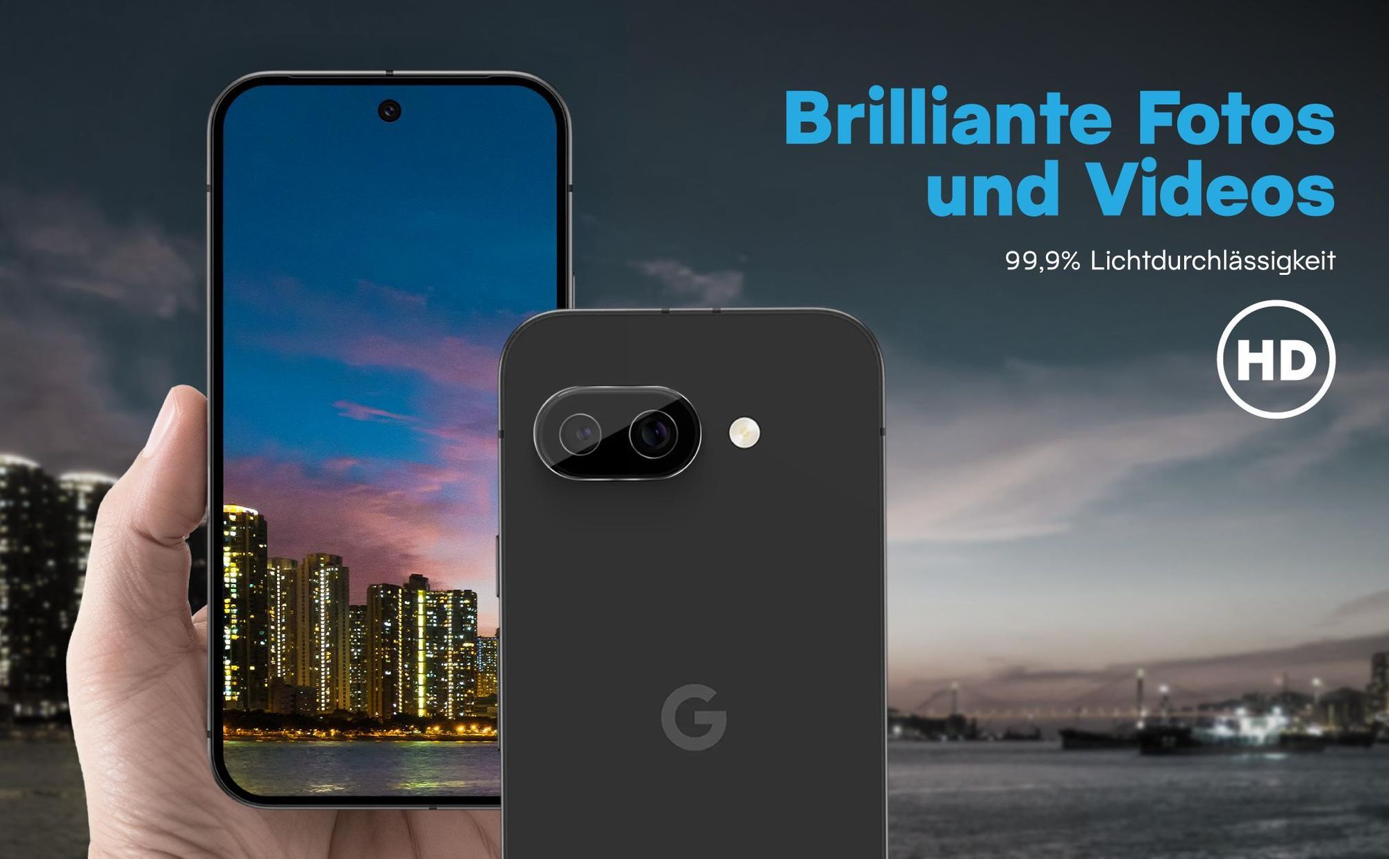 Brilliante Bildqualität mit dem Google Pixel 9a dank 99,9% Lichtdurchlässigkeit