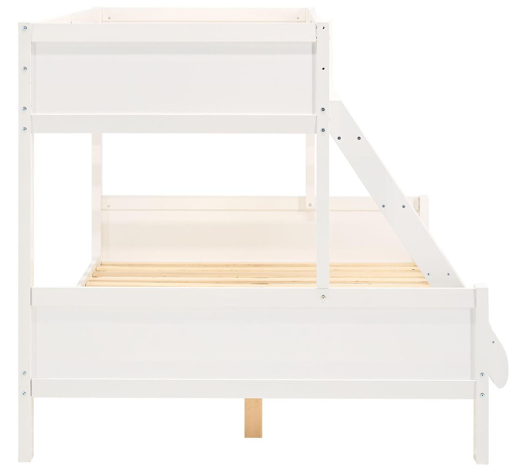 Homestyle4u Etagenbett 90x200 140x200 Kinder Hochbett mit 2 Matratzen mit  Standard 100 mit Lattenrost Kinderbett Stockbett mit Rausfallschutz