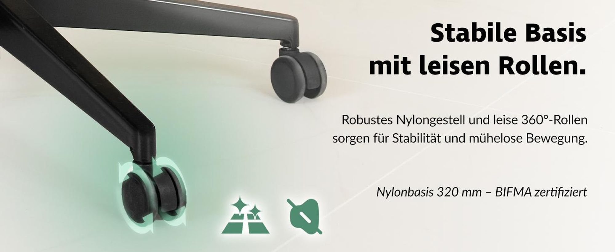 di volio® Bürostuhl Vataro – ergonomischer Schreibtischstuhl mit 2D Kopfstütze & 4D Armlehnen, atmungsaktives Sitzpolster, leise PolyurethanRollen