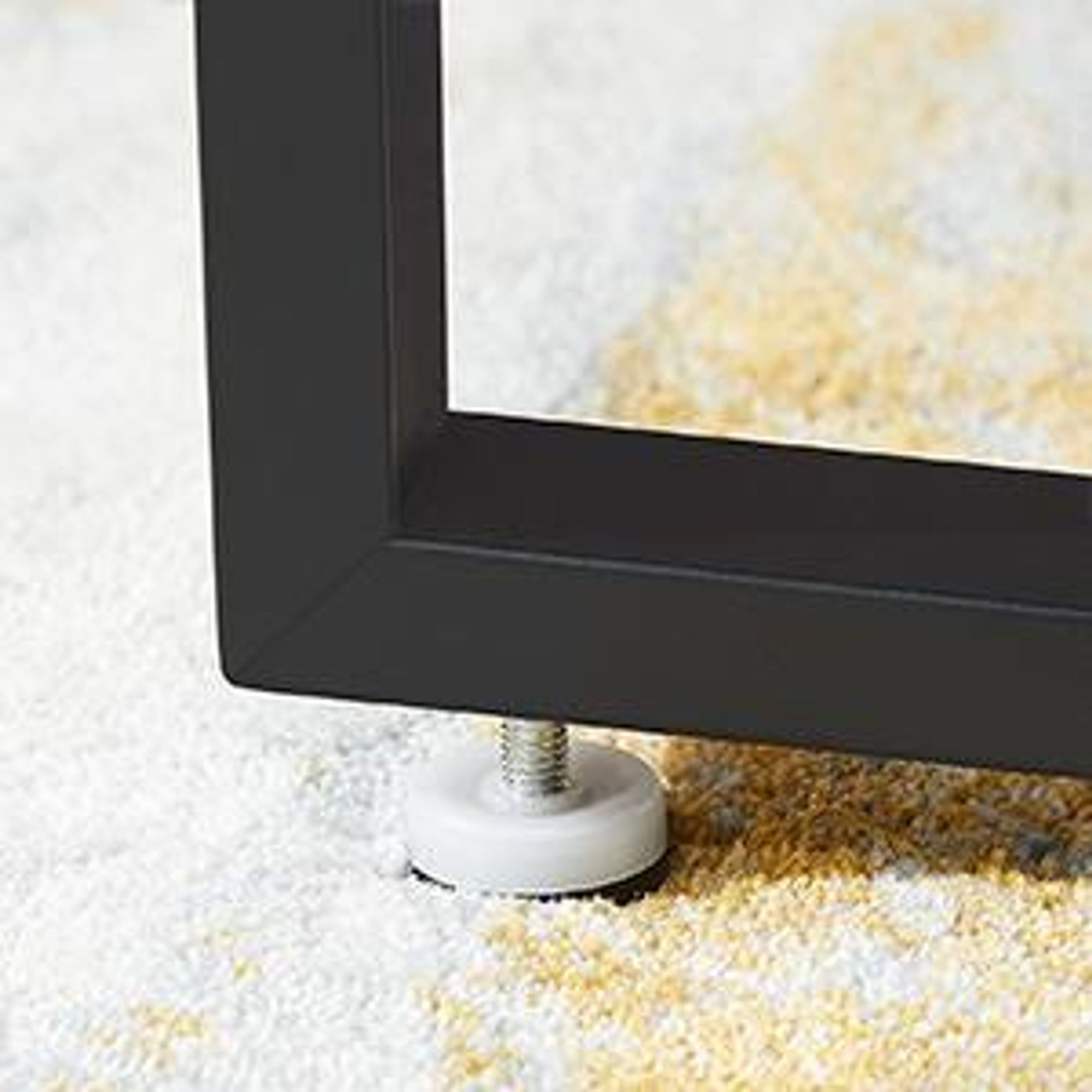 VASAGLE Couchtisch rund mit Eisengestell Ø 88 x 47 cm, Kaffeetisch