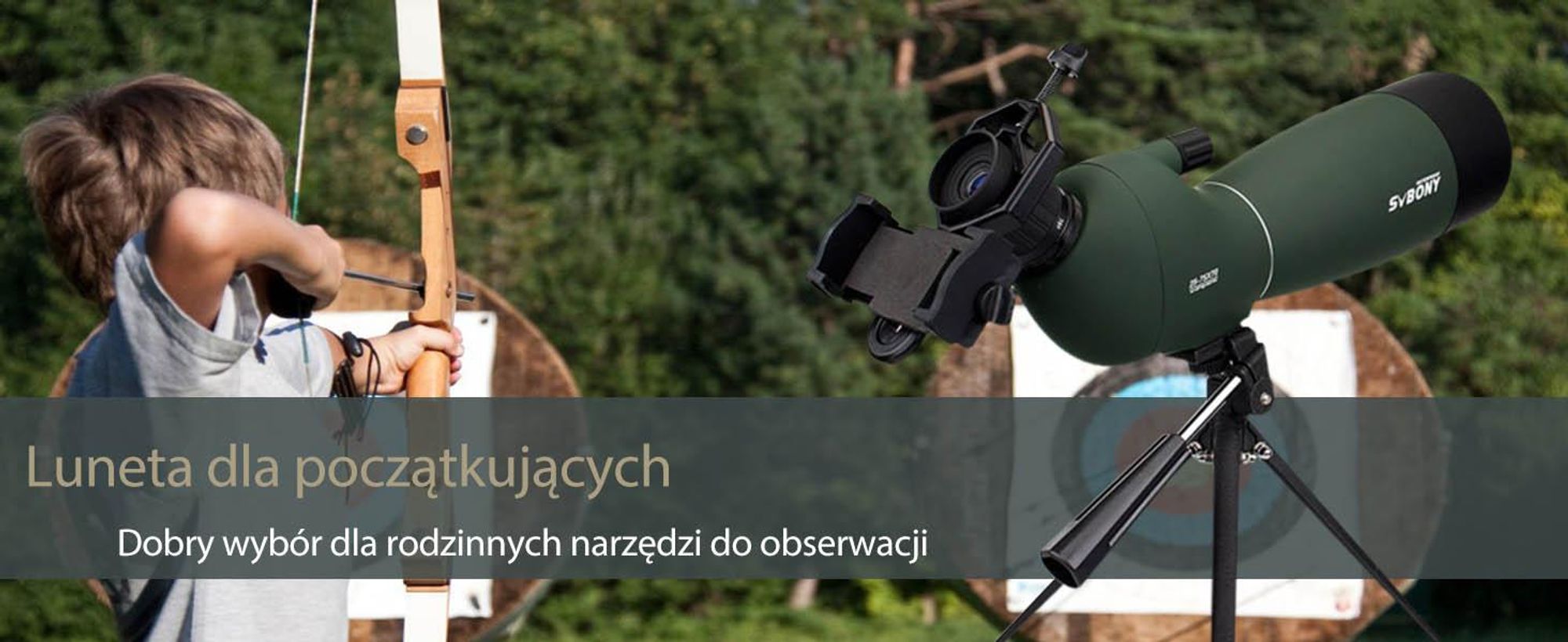 Svbony SV28 Lunety obserwacyjne, 25-75x70 Okular kątowy Wodoodporny monokular pryzmatyczny BAK4 ze statywem Adapter