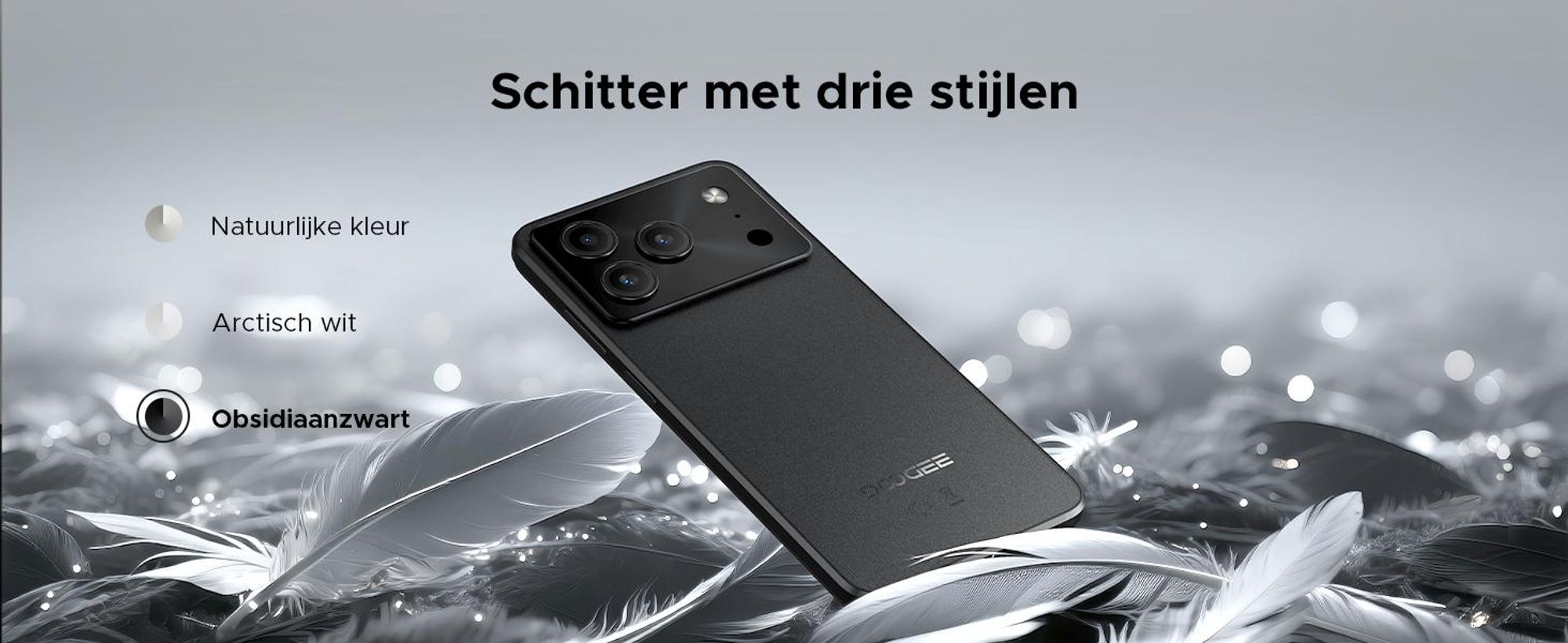 DOOGEE Note 56 Smartphone, Android 16, 6,56" 90Hz HD+, 6150mAh batterij, 24GB RAM + 64GB opslag, 4G Dual-SIM, 8MP camera, gezichtsherkenning, OTG, zonder abonnement
