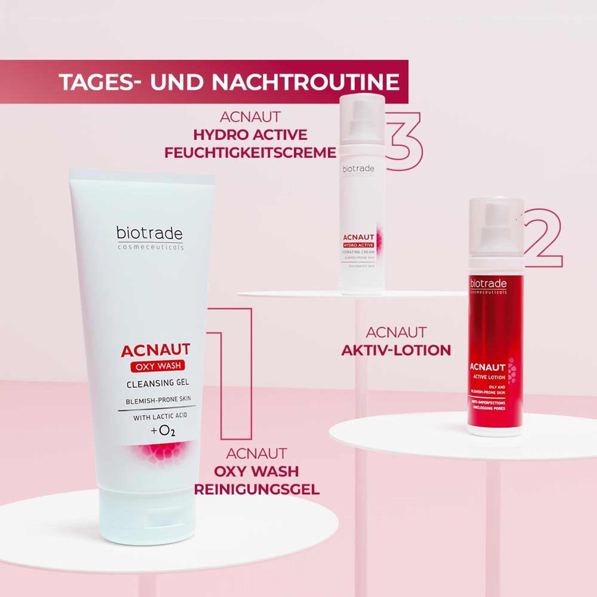 Biotrade Acnaut Oxy Wash Reinigungsgel für fettige Haut 200ml