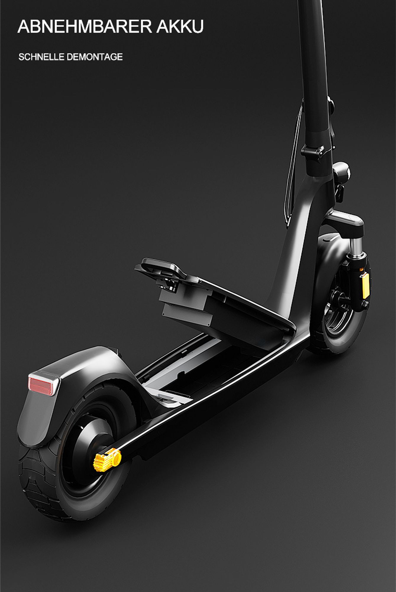 Joyor C10E E-Scooter mit Straßenzulassung wechselbarer Akku Rahmen aus Magnesiumlegierung 120kg 10 Zoll 500W Federung Faltbar