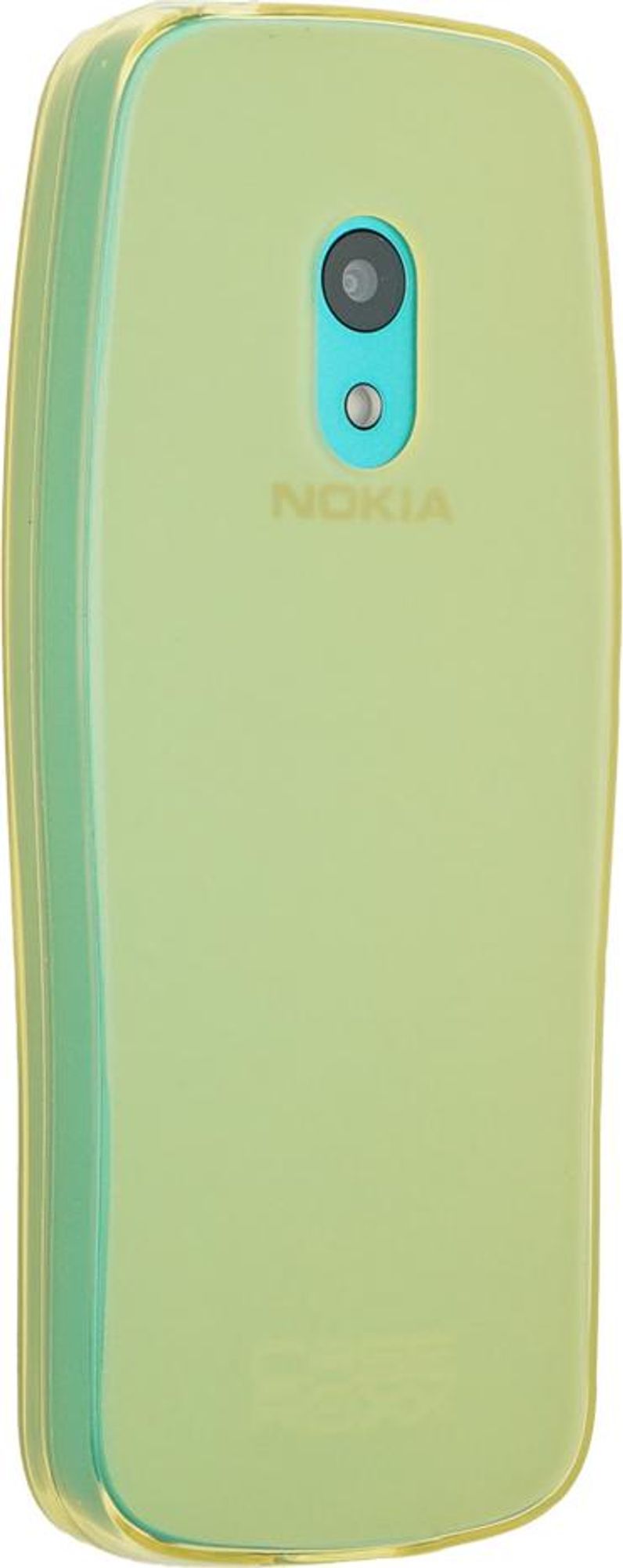 caseroxx Schutz-Hülle TPU-Hülle kompatibel mit Nokia 3210 (2024), Gummi Handy Tasche gelb Bild 5
