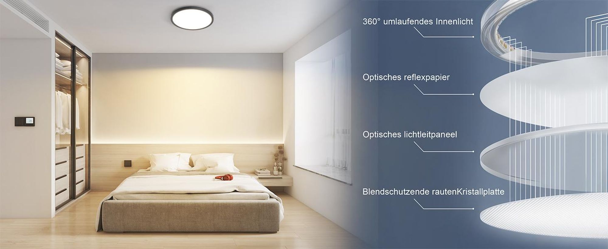ZMH Lampa sufitowa LED Lampa sufitowa  Ø22cm  Płaska 18W Lampa korytarzowa Czarna Lampa sufitowa do kuchni 3000K Okrągła lampa kuchenna Ciepła biel do korytarza  Sypialnia