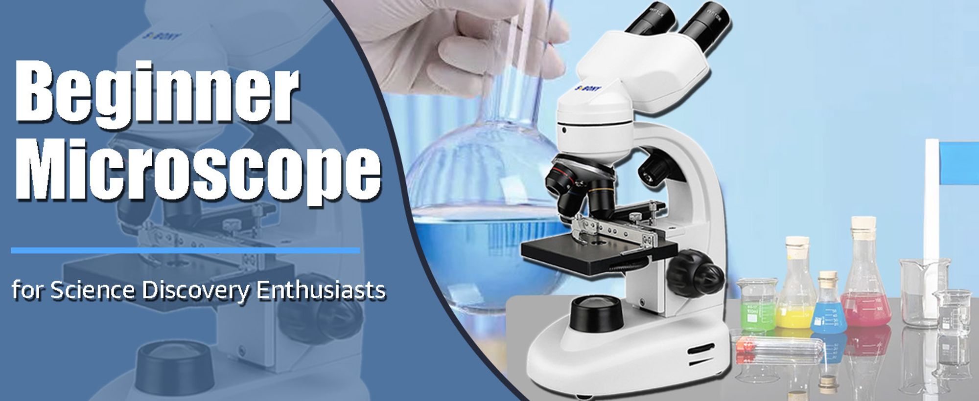 Binokulární mikroskopy Svbony, 80X-1600X pro děti studenty dospělé, s okuláry WF10x WF20x, profesionální mikroskop pro školní laboratoře, domácí biologické vzdělávání