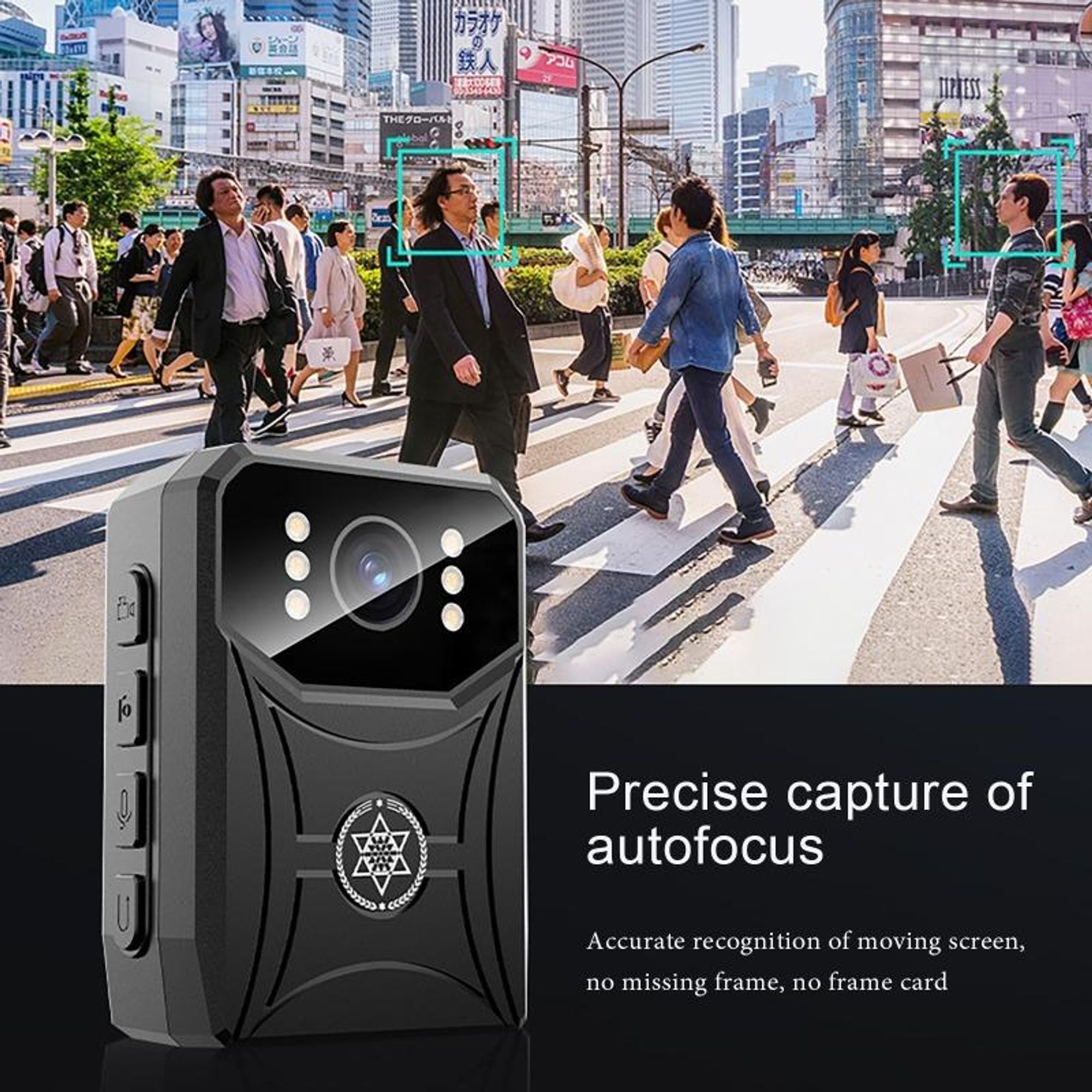 Mini-4K-HD-Kameras mit WLAN, 3000-mAh-Akku, digitalem Videorekorder, Nachtsichtfunktion, Polizeikörperkamera, tragbarer Camcorder
