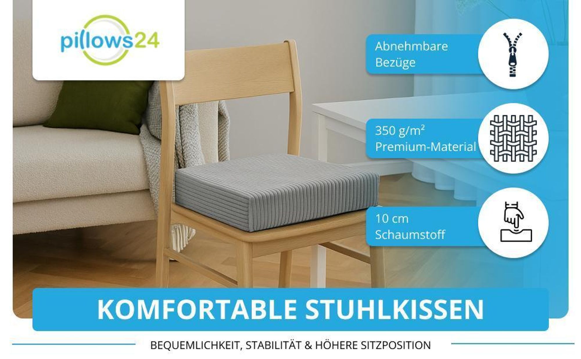 sitzkissen dicke balkon stühle gartenstuhl stuhlpolster hoch sitz polsterung gartenstuhlkissen