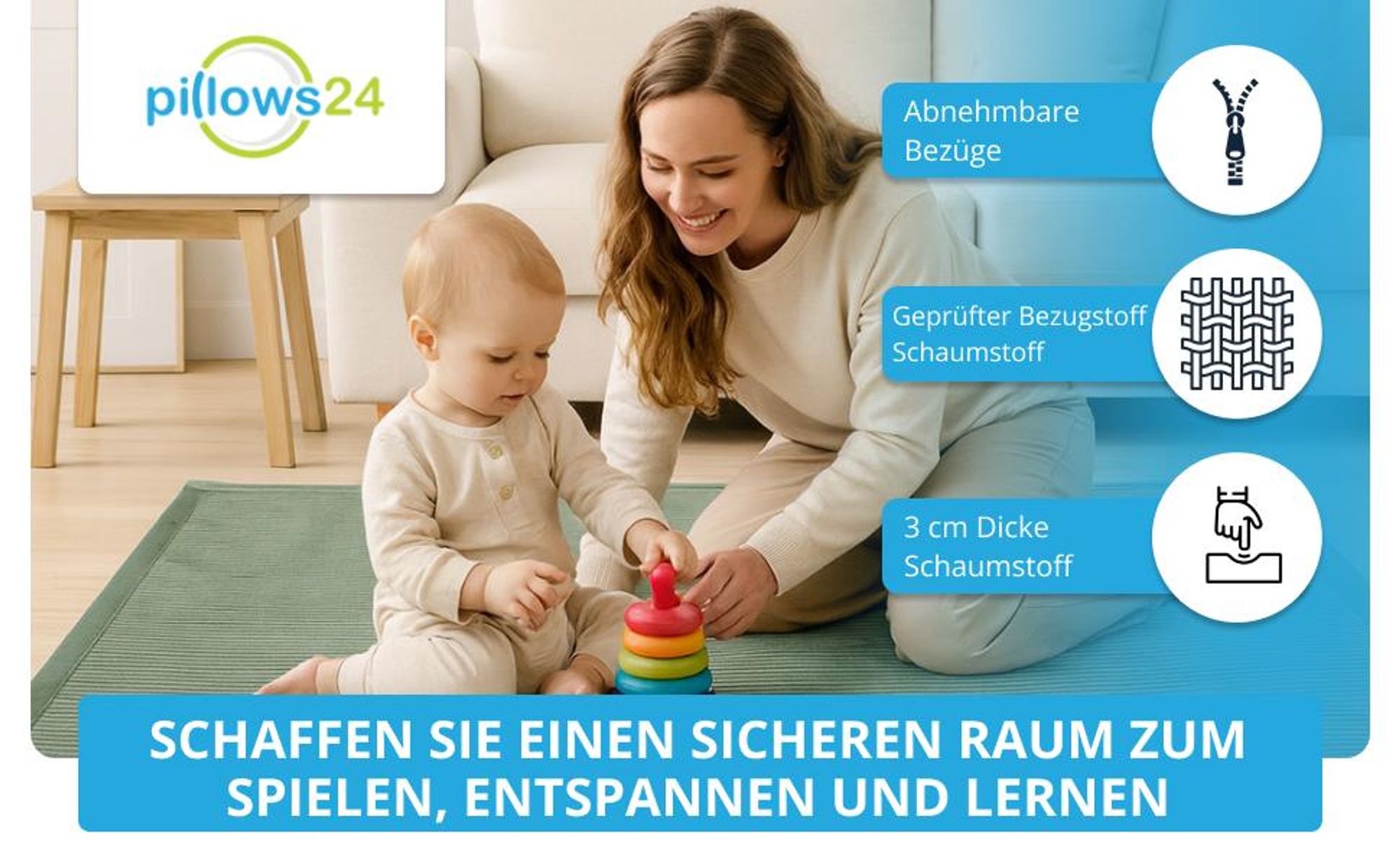 boden babies spielmatten gepolstert kindermatte babyteppich matten spielmatratze kindermatten