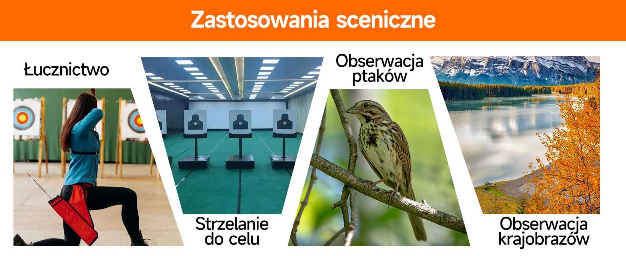 Svbony SV28 Lunety obserwacyjne, 20-60x80 mm, lornetka BAK4 ze statywem, uniwersalny adapter do smartfona dla fotografów przyrody w plenerze