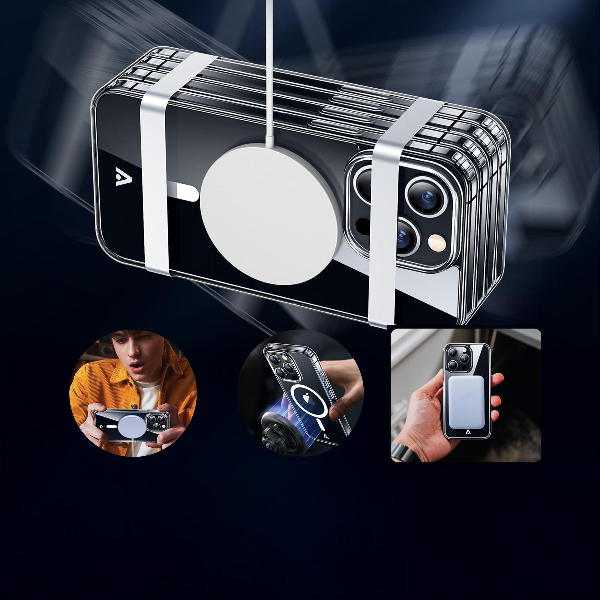 alkaya LUCID MagSafe Handy Schutzhülle iPhone14ProMax transparent