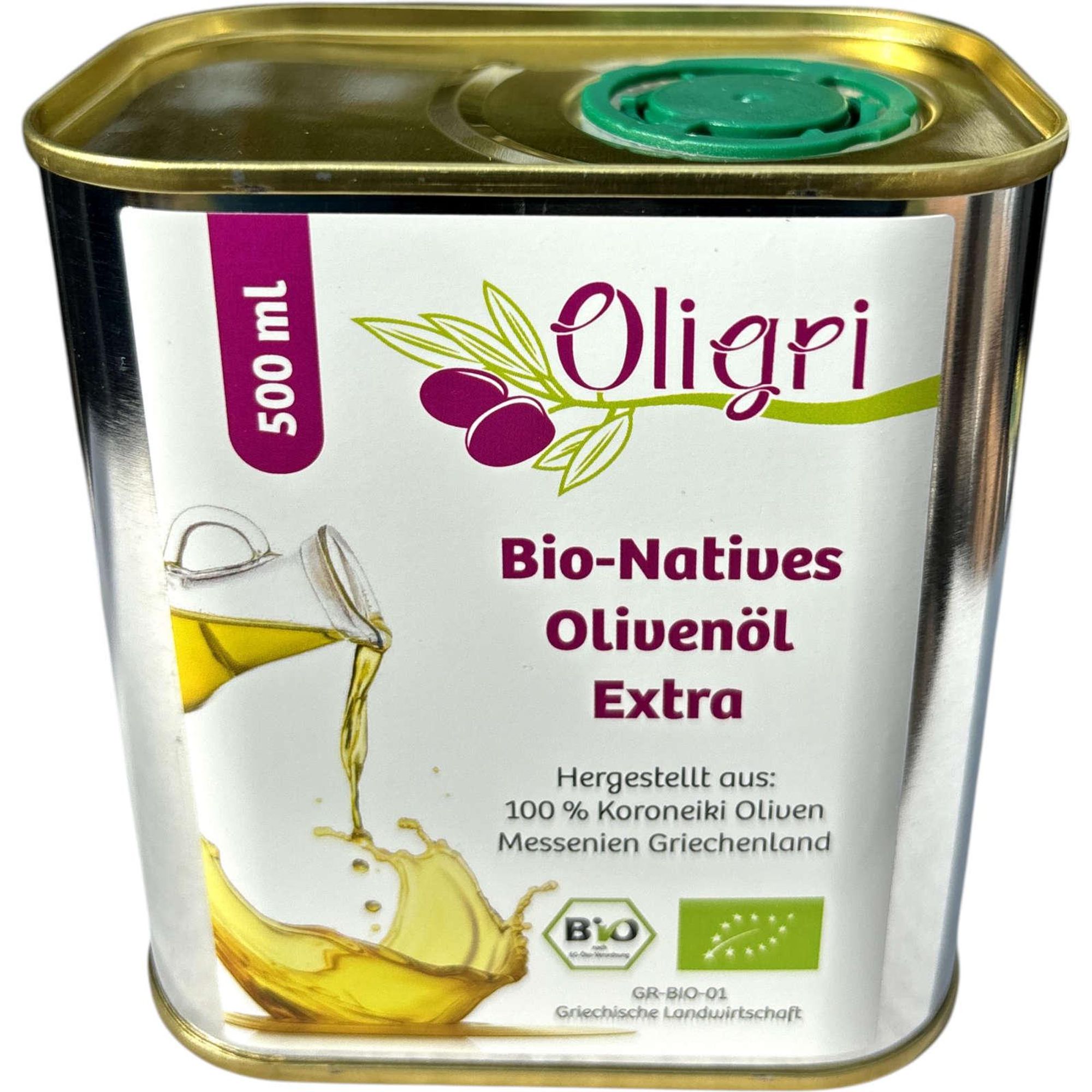 Oligri Bio Olivenöl Nativ Extra 500 ml