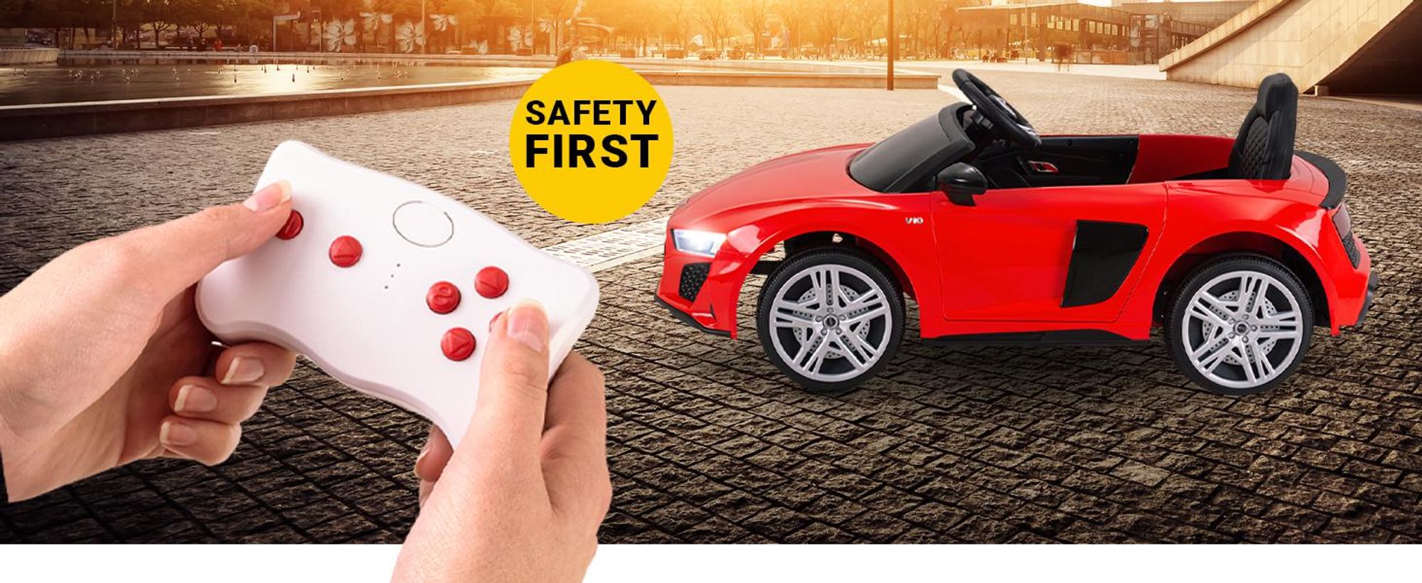 Actionbikes Motors Audi R8 4S Spyder | Kinder Elektro Auto mit Fernbedienung - LED - USB - MP3 - Hupe - 2 x 12 V 30 Watt Motor - ab 3 Jahre (Schwarz)