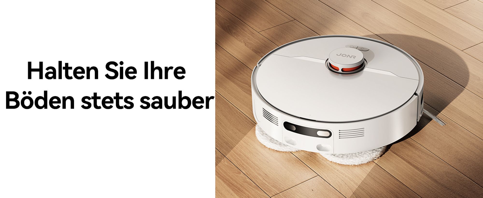 JONR P20 PRO Original Zubehör, Wischtücher, roboter Staubsauger Ersatzteile, Wischpad Bodenreinigung, 2 Stück