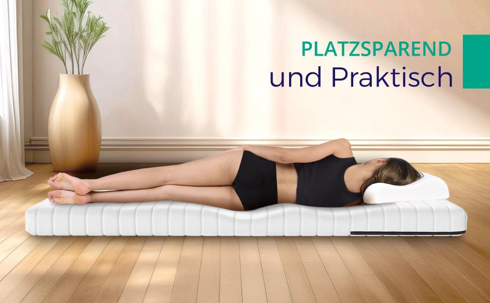 Kaltschaummatratze 140x200 cm – 11 cm hoch – Ergonomische Matratze H3 – Atmungsaktiv & Komfortabel