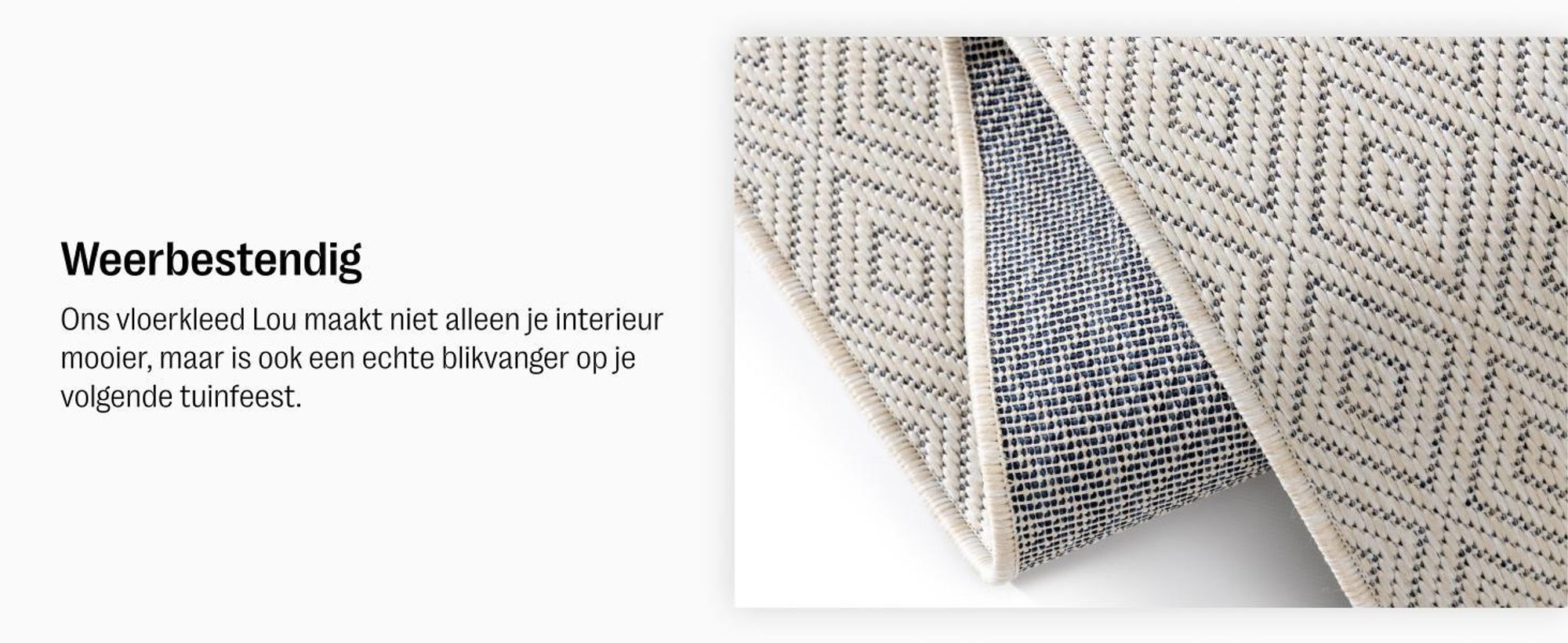 benuta tapijt voor binnen en buiten Lou Zwart 160x230 cm Tapijt woonkamer Buitentapijt Rechthoekig Patroon Modern Korte pool Scandinavisch