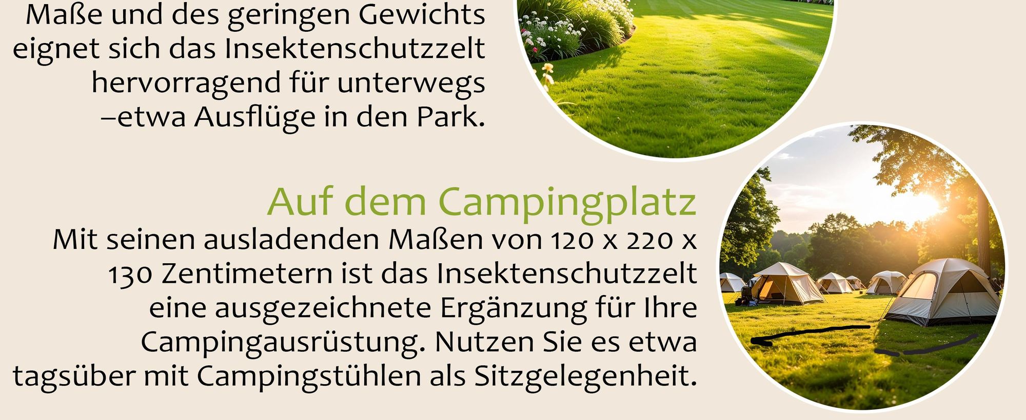 ONVAYA® Insektenschutzzelt ǀ für 2 Personen ǀ einfacher Aufbau ǀ Moskitonetz für Camping, Terrasse oder Park