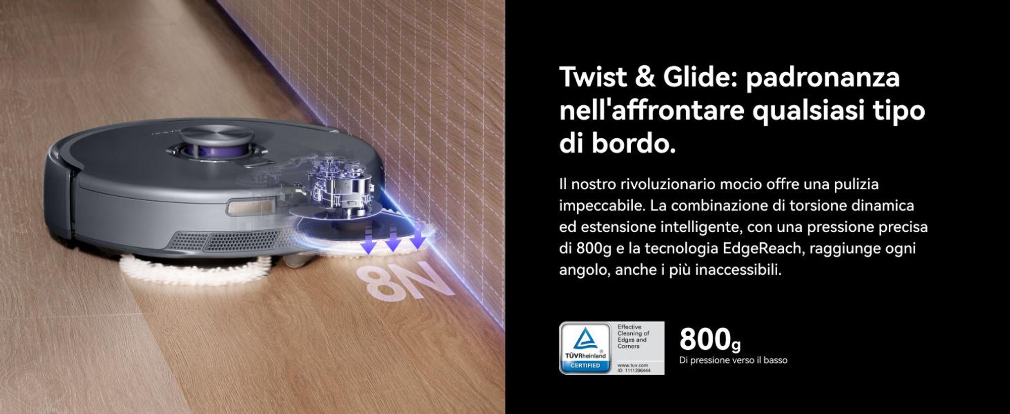 NARWAL Freo Z10 Ultra Senza sacchetto Grigio